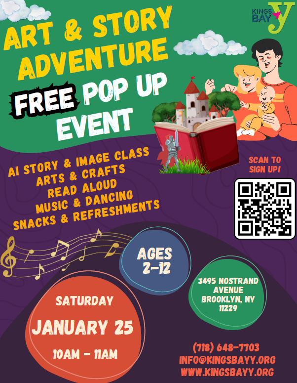Art & Story Adventure Pop Up at Kings Bay Y